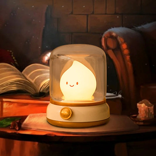 Cute Candle Night Light